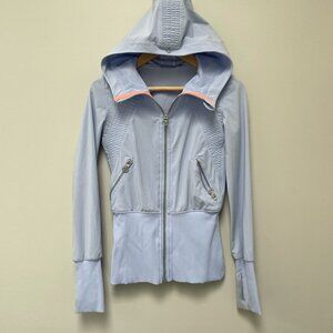 Ivivva Light Blue Zip Hoodie